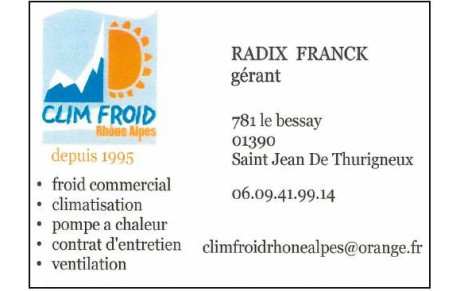 CLIM FROID - RADIX